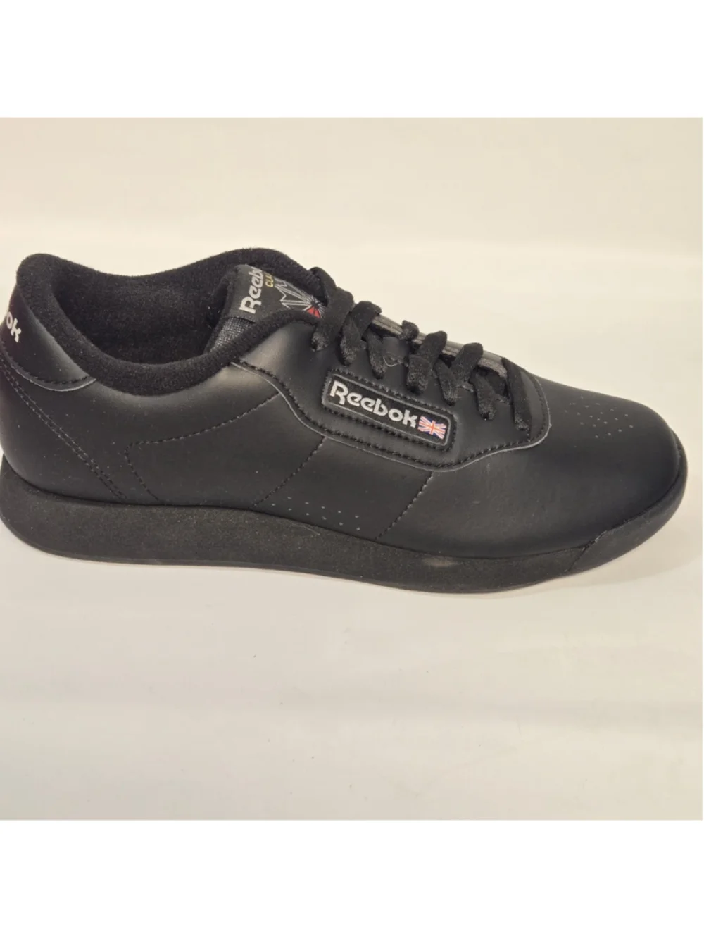 Reebok Princess Sneakers Womens 8.5 Black Classic Comfort Casual Heritage NIB